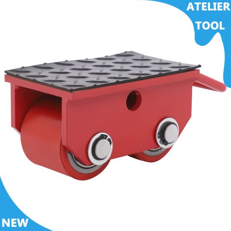 ATELIER 2.5T/5511 lbs mouvement lourd mouvement de machines en acier coulé mouvement de 2 roues (1/5)