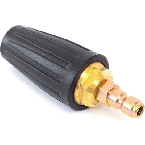 Buse turbo rotative 3600 PSI - Raccord rapide 1/4" - Nettoyage du béton, des terrasses et des façades (1/5)
