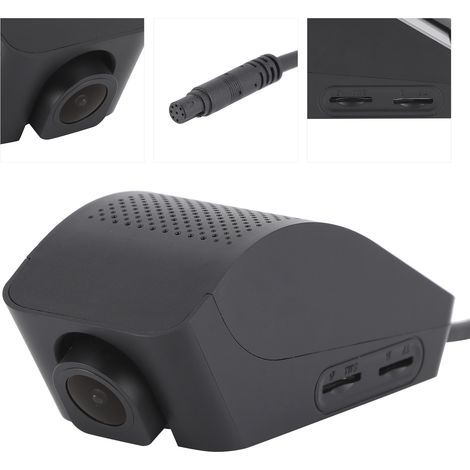 Caméra embarquée Full HD 1080P double objectif avant/arrière, GPS 4G WiFi, capteur de choc G-Sensor, enregistrement en boucle, dashcam 2 pouces (1/5)