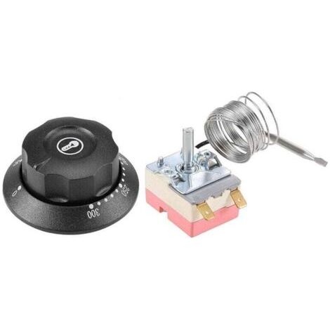 250V 16A 50-300C Contrôle Température Interrupteur Thermostat Capillaire pour Four Réfrigérateur Chauffage 2m (1/3)