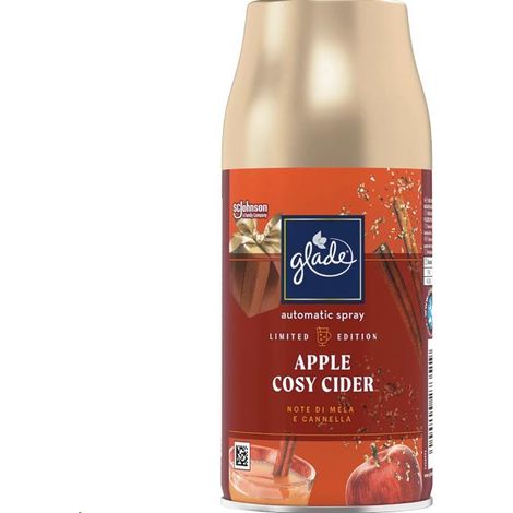 GLADE DEODORANTE SPRAY PER AMBIENTE AUTOMATICO 269 ML FRAGRANZA MELA E CANNELLA OKY