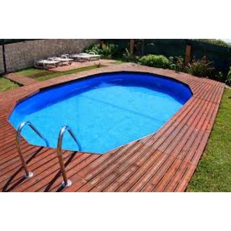 Piscina Gre Ovalada Enterrada Kpeov7027 Piscinas Gre 1.20 Alto X 7 X 3.20 Mts Sumatra (1/5)
