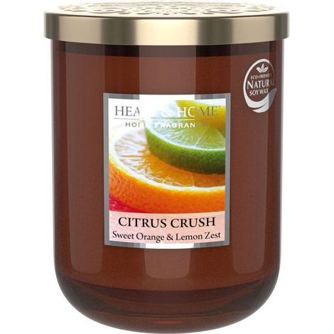 Grande bougie heart and home Agrumes pressés