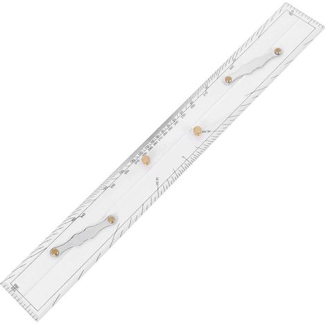 Règle parallèle marine, cartes marines, points de repère à tracer, règle parallèle 600 mm (1/4)