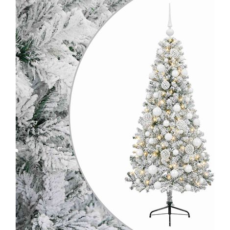 Künstlicher Weihnachtsbaum mit Weihnachtskugel 120 cm 150 LEDs vidaXL (1/5)