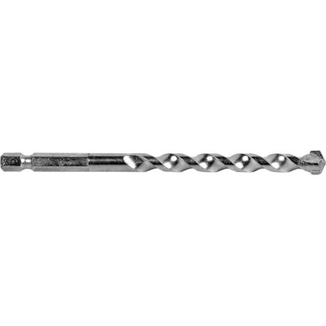 Broca profesional para muros mango hexagonal de 1/4"                                             10 mm