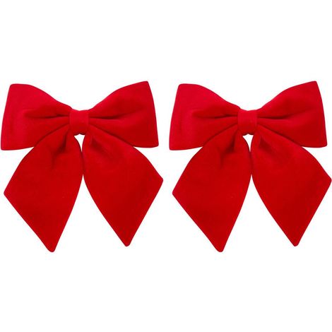SET LAZO X2 TERCIOPELO RGE 40X35 - Feeric lights & christmas