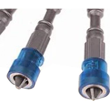 Lot de 5 embouts de tournevis croix aimantés pro en acier au vanadium chromé 65 mm pour visseuse (1/5)