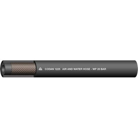 Tuyau Noir RS PRO, diamètre interne: 9.5mm, longueur 25m, pour Air, Eau ( Prix pour 1 )