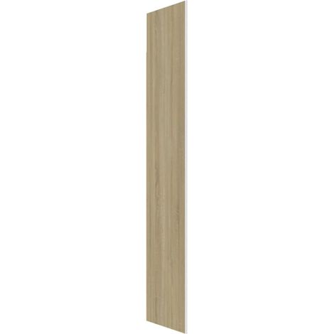 Porta TV multimediale scaffale per televisione televisore buffet sala da pranzo soggiorno camera da letto e rovere Sonoma 30,5 x 30 x 60 cm pannelli compositi bianco 020027607
