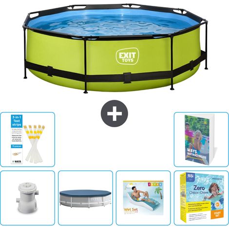Exit Pool Rund - 300x76 cm - 7-teilig S309