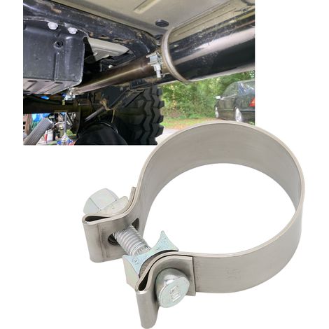 Collier de serrage pour tuyau d'échappement en acier inoxydable 304 n° 2,5 pouces (TP-1066) (1/5)