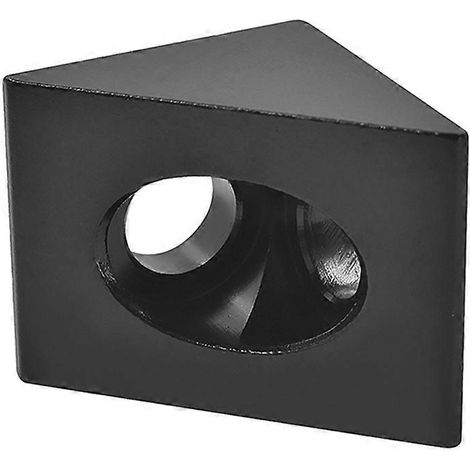 90°-Winkelverbinder für CNC- und 3D-Drucker-DIY-V-Nut, schwarze Ecke für 2020-Aluminiumprofile, 2 Stück (1/5)