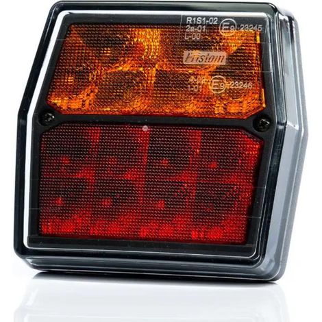 Feux de remorque, feux arriere 4 fonctions led 12v - lot de 2 feux (1/5)