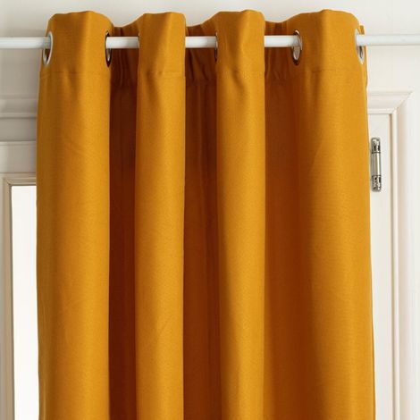 Tenda isolante isa giallo senape 140x260cm - Atmosphera créateur d'intérieur (1/2)