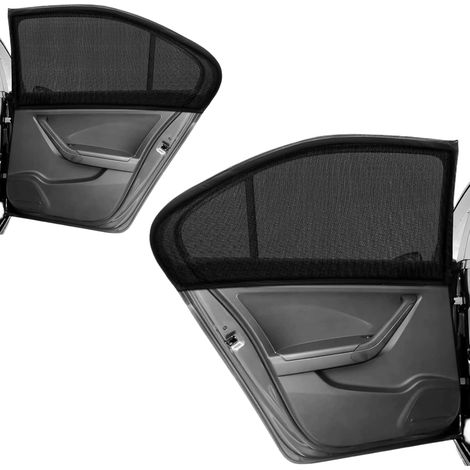 2 Pièces Protection Solaire Voiture, Pare-Soleil en Maille Respirante pour Fenêtres, Idéal Enfants (1/5)