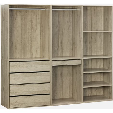 Armario modular con 3 elementos
