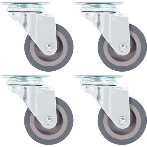 4 roulettes pivotantes, 50 mm