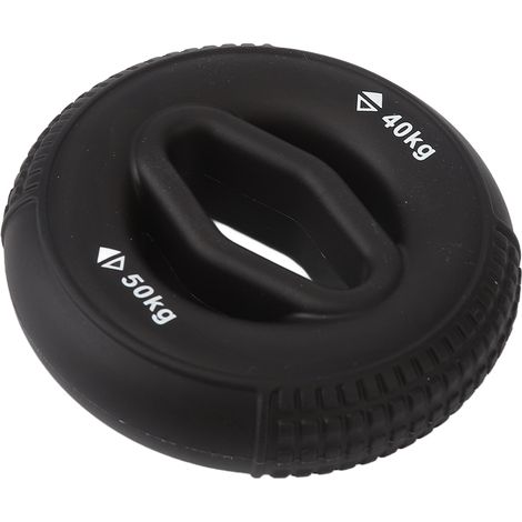 Renforceur de poigne, noir café, 40-50 kg, dispositif d'entraînement de la poigne antidérapant avec anneaux en silicone pour soulager la pression. (1/5)