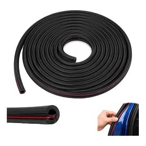 Protection Portière Voiture 5M-Protecteur Bord Porte Voiture PVC Forme U-Bande Protection Anti-Rayures,Réduction Bruit,Étanche,Voitures, SUV, MPV (1/5)