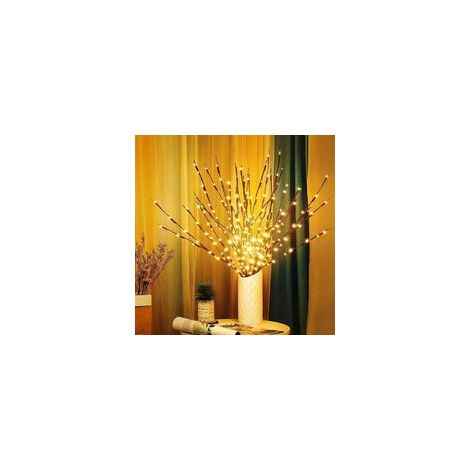 3er 60 LEDs Lichterbaum Zweige Lichter Warmweiß Zweige Lampe für Zuhause Schlafzimmer Vase Dekoration-Crezuo