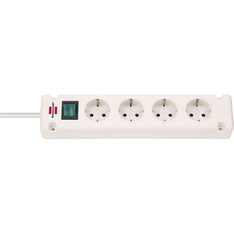 Nedis Brennenstuhl Bremounta regleta 4 tomas blanca 1,5 m