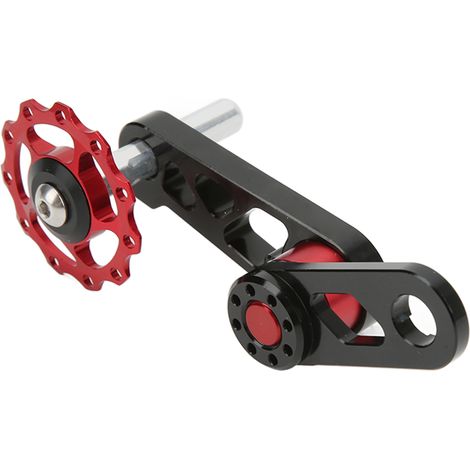 Kettenspanner für Klappfahrräder, Aluminiumlegierung, Stabilisator für Singlespeed-Fahrräder, rot (1/5)