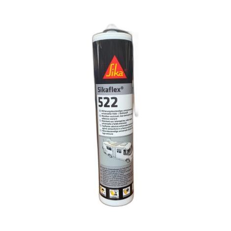 Sikaflex 522 STP Kleber - Wohnwagen Dichtmasse ideal zum Abdichten von Alu, Stahl & Kunststoff 300ml schwarz