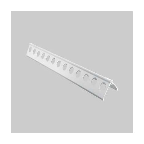 Paraspigolo forato 20x20 mm - barra 2,5 mt conf. da 150 ml