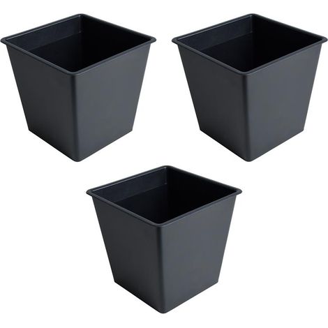 Blumentopf Einsatz Pflanztopf 3er Set Anzuchttopf Kunststoff Blumenkübel