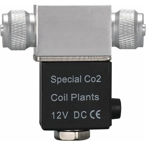 Electroválvula eléctrica para regulador de sistema de CO2, cabezal doble, salida de 12 V CC