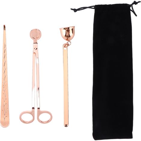 3 pièces Coupe-mèche Pratique Durable Décoratif Accessoires Bougie pour Maison (1/5)