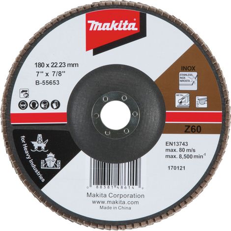 PLATEAU LAMEL x180 Z60 ANGL MAKITA B-55653