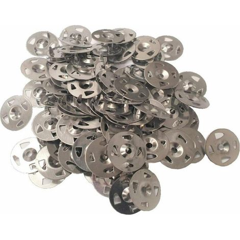 RHG Rondelles de fixation (x100) Inox pour panneaux prêts à carreler