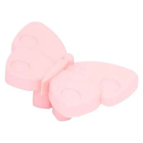 Pomolo Farfalla Plastica Rosa (1/2)
