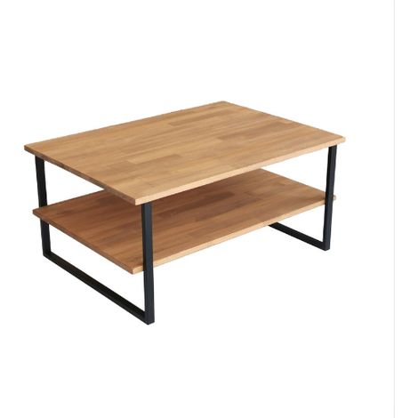 Neta C Table basse  BOIS DE PIN  Chêne