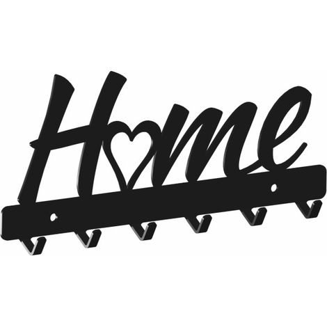 Percha WS69, HOME, estructura negra (1/3)