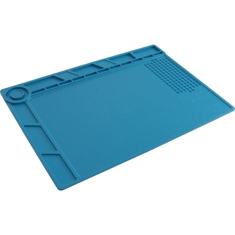 DAYTOOLS Tapis de soudure en silicone S-140, 35x25 cm, bleu (1/5)