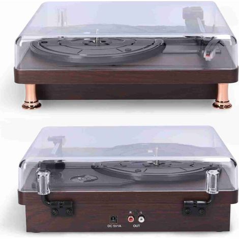 Eosnow Portable Record Player 33rpm 45rpm 78rpm for Entertainment and Home Decoration (1/5)