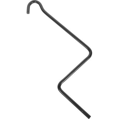 Anhängerhebergriff, Wagenheberzubehör, manuelles Wagenheberwerkzeug, Wagenhebergriff – 27,00 x 11,00 x 1,00 cm – Schwarz (1/4)