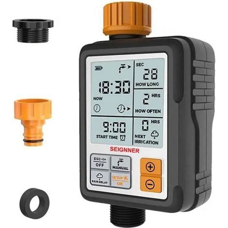 Bewässerungssteuerung – Sprinkler-Timer – Großes LCD-Display – Flexible Programmierung – Manueller Modus