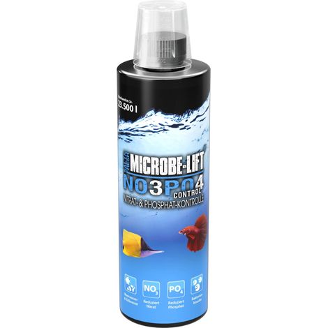 MICROBE-LIFT NOPO16 Control - Controllo efficace di nitrati e fosfati, booster, acqua di mare e acqua dolce, 473 ml (1/5)