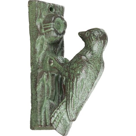 HOMESCAPES Heurtoir de porte vert style ancien – modèle pivert