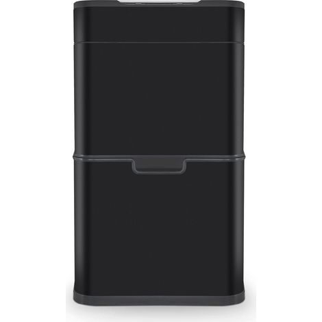 Tower Ozone Recycling Sensor Bin, 50L, Complete Recycling System, Hands Free Opening, Carbon Filter, Black T938021BLK (1/5)