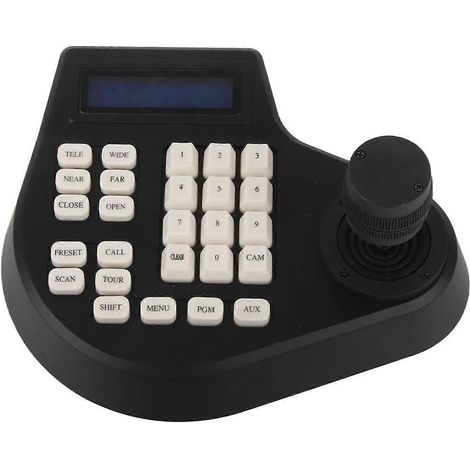 Clavier pour caméra PTZ 3D, contrôleur joystick PTZ RS485, unité de contrôle d'affichage LCD pour moniteur de sécurité U