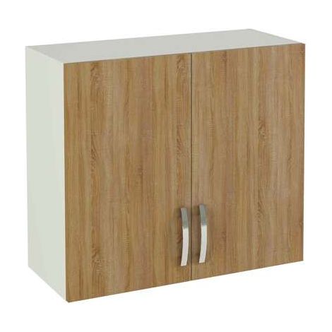 Mueble cocina para colgar con 2 puertas en roble. 70 cm(alto)80 cm(ancho)33 cm(largo) Color ROBLE (1/5)