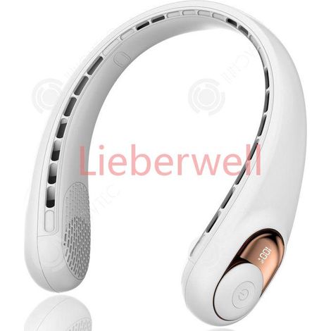 Ventilateur de cou sans pales , PASSIONOVA , INN , 4000 mAh , 3 vitesses , silencieux 36 dB (1/4)