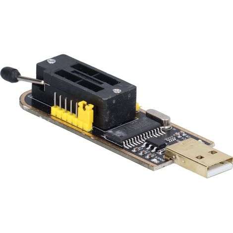 La puce de mémoire flash BIOS du module de carte de programmation USB CH341A est utilisée pour le débogage, la programmation et la sauvegarde. (1/5)