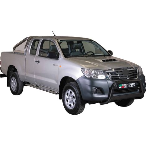 Pare-buffle Avant pour Toyota Hilux 2011-2015 63 mm en Acier Noir (1/5)