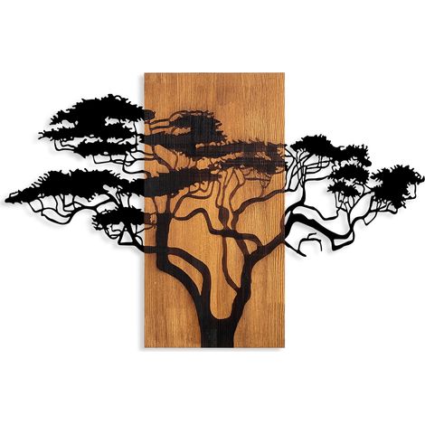 Accesorio decorativo de pared de madera Accessory Nuez Negro (1/5)